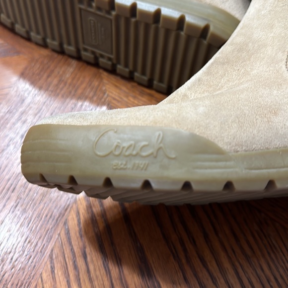 Coach Tatum suede multicolor wool boots sz 9 - Picture 5 of 8